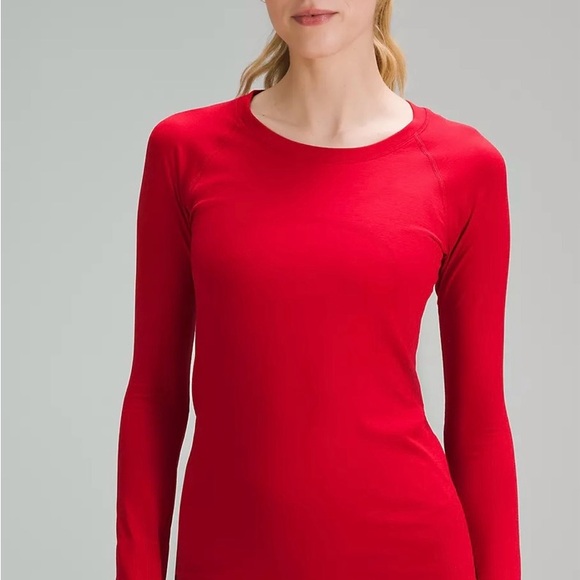 lululemon athletica Red Long Sleeve Top - Picture 2 of 7